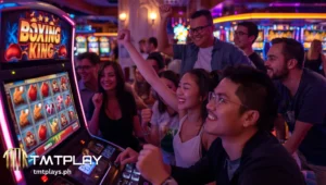 Spin para sa knockout moments sa Boxing King Slot na puno ng bonus